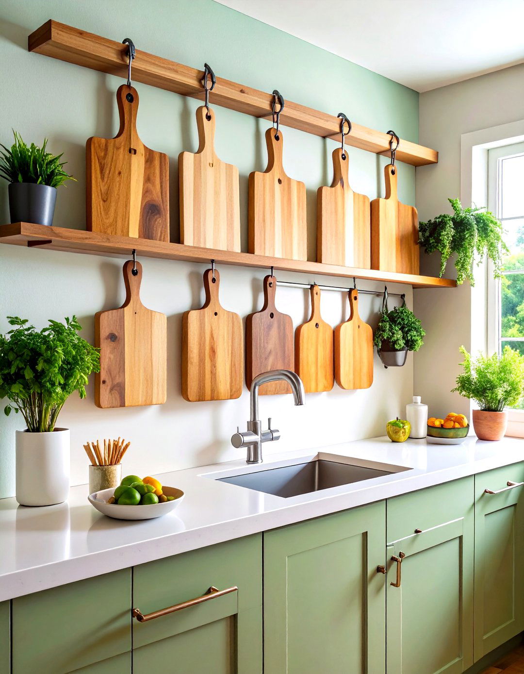 Over the Sink Cutting Board Storage - 24 Small Kitchen Storage Ideas