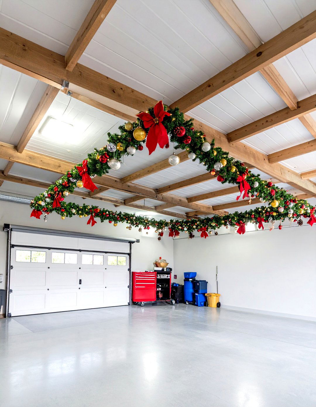 Overhead Ceiling Storage Racks - 24 Garage Shelving Ideas