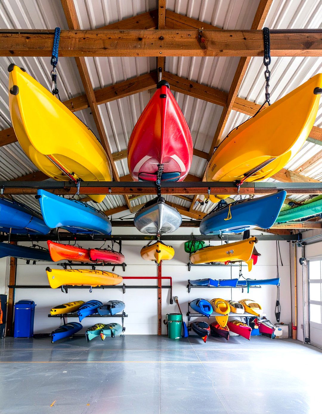 Overhead Pulley Storage Systems - 24 Garage Shelving Ideas