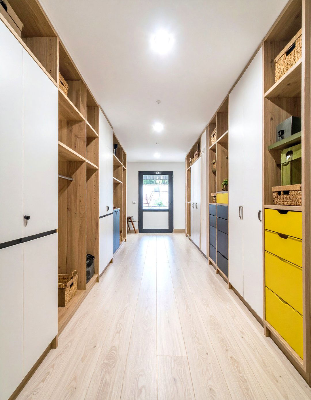 Overhead Storage Compartments - 24 Hallway Storage Ideas