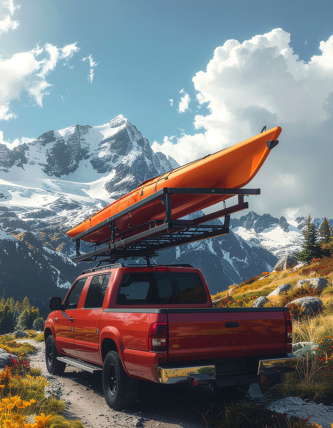 Overhead Storage Racks - 24 Truck Bed Storage Ideas
