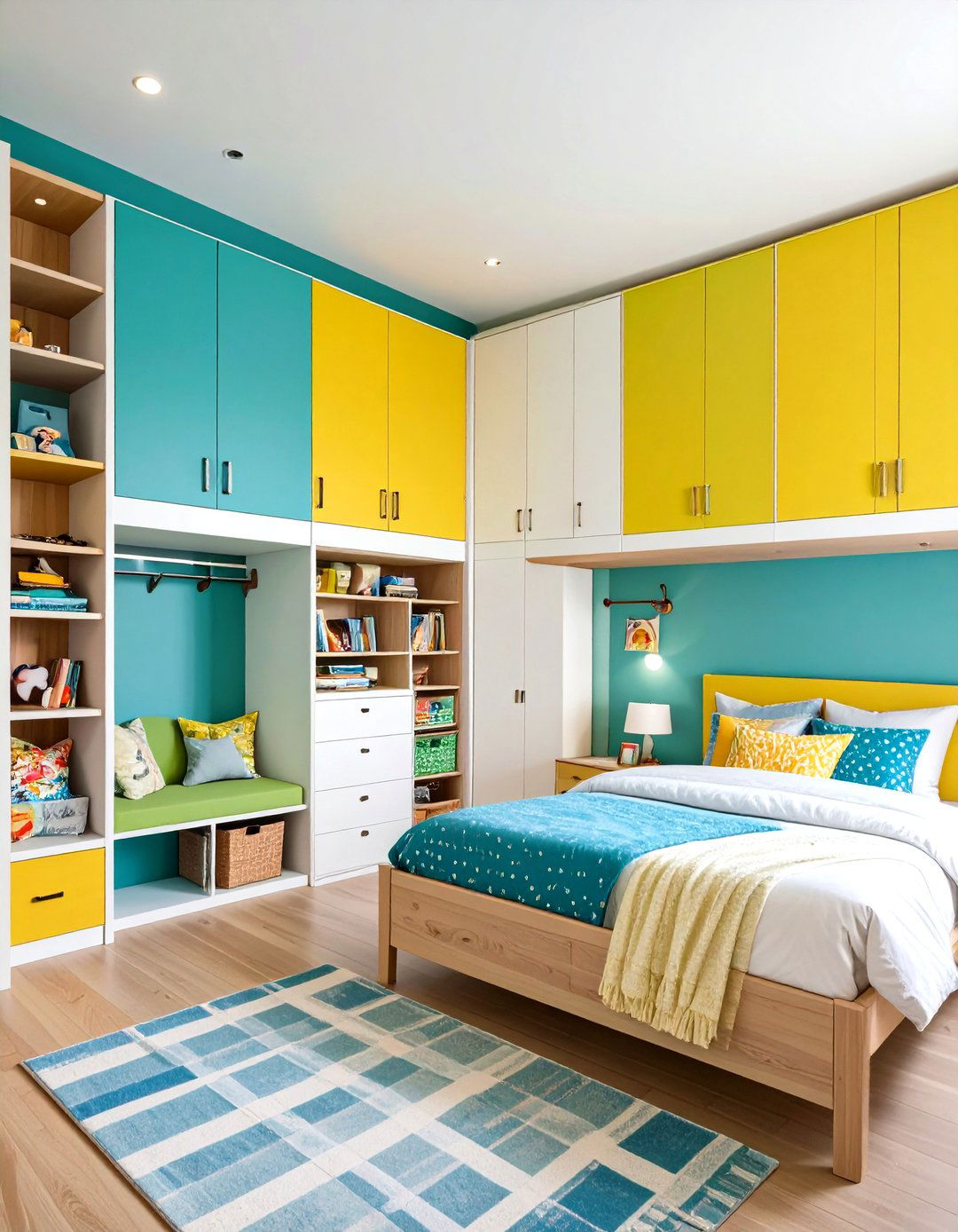 Overhead Storage Solutions - 24 small guest room ideas