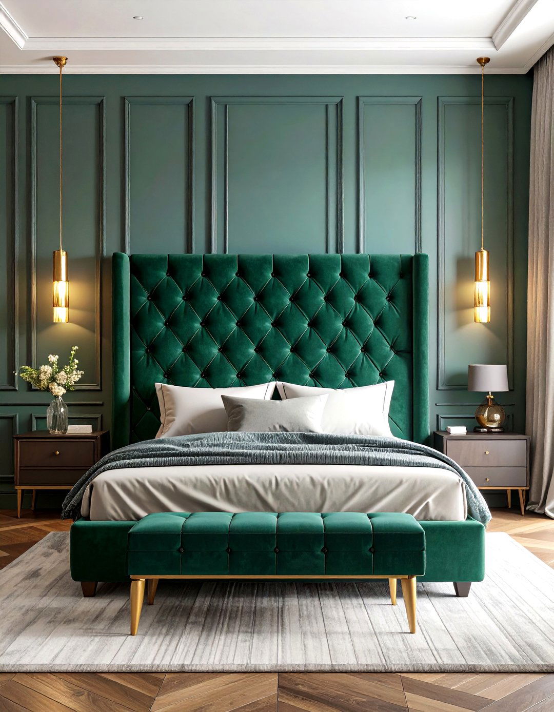 Oversized Headboard Designs - 24 luxury modern bedroom ideas