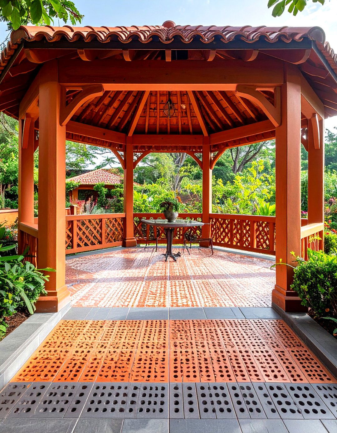 PVC Perforated Drain Tiles - 24 Gazebo Floor Ideas