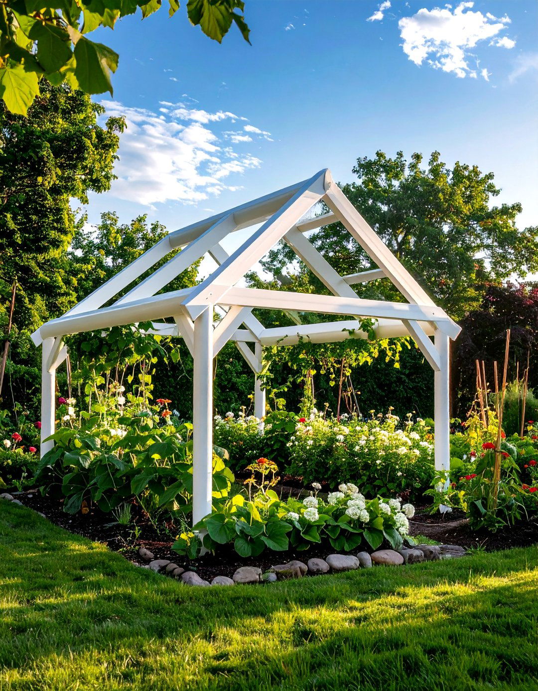 PVC Pipe A Frame Trellis - 24 Trellis Ideas