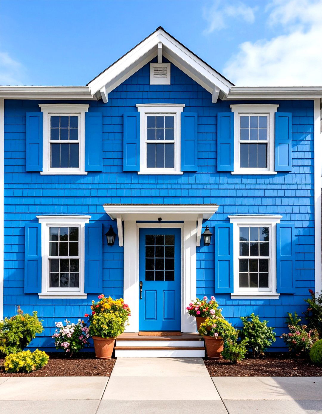 Pacific Blue Coastal Exterior Design - 24 Exterior House Colors & Inspiration