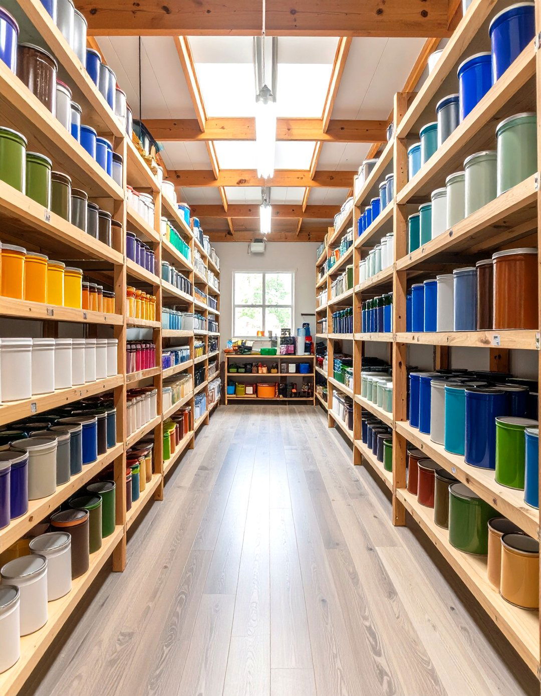 Paint Storage Organization - 24 Shed Organization Ideas