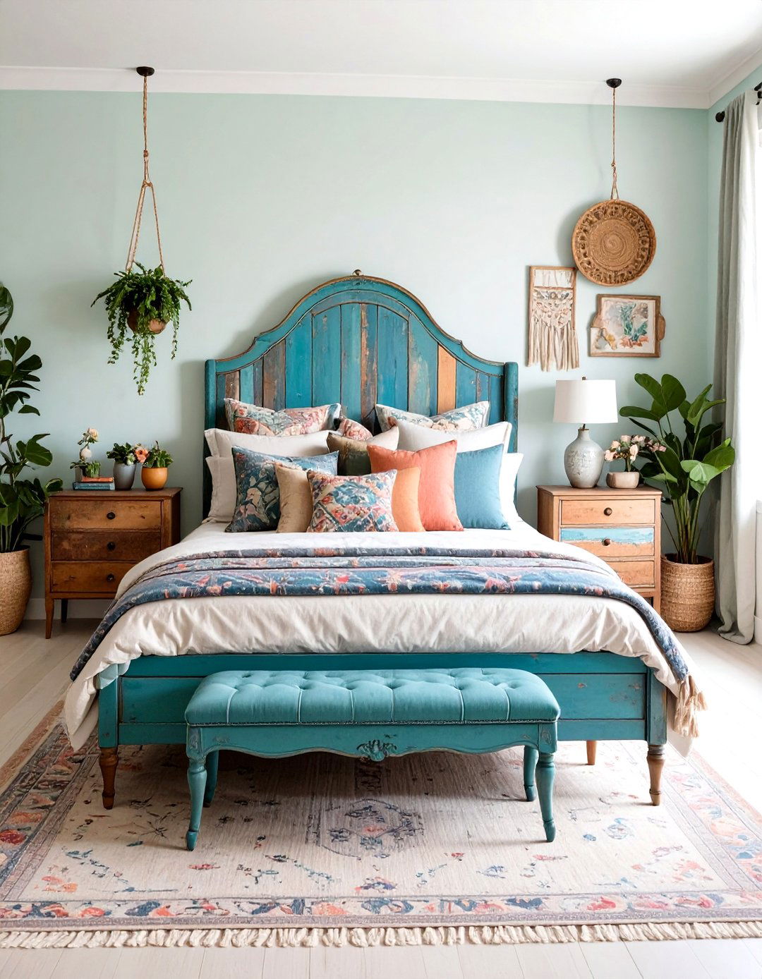 Painted Furniture and DIY Projects - 24 Boho Teen Bedroom Ideas