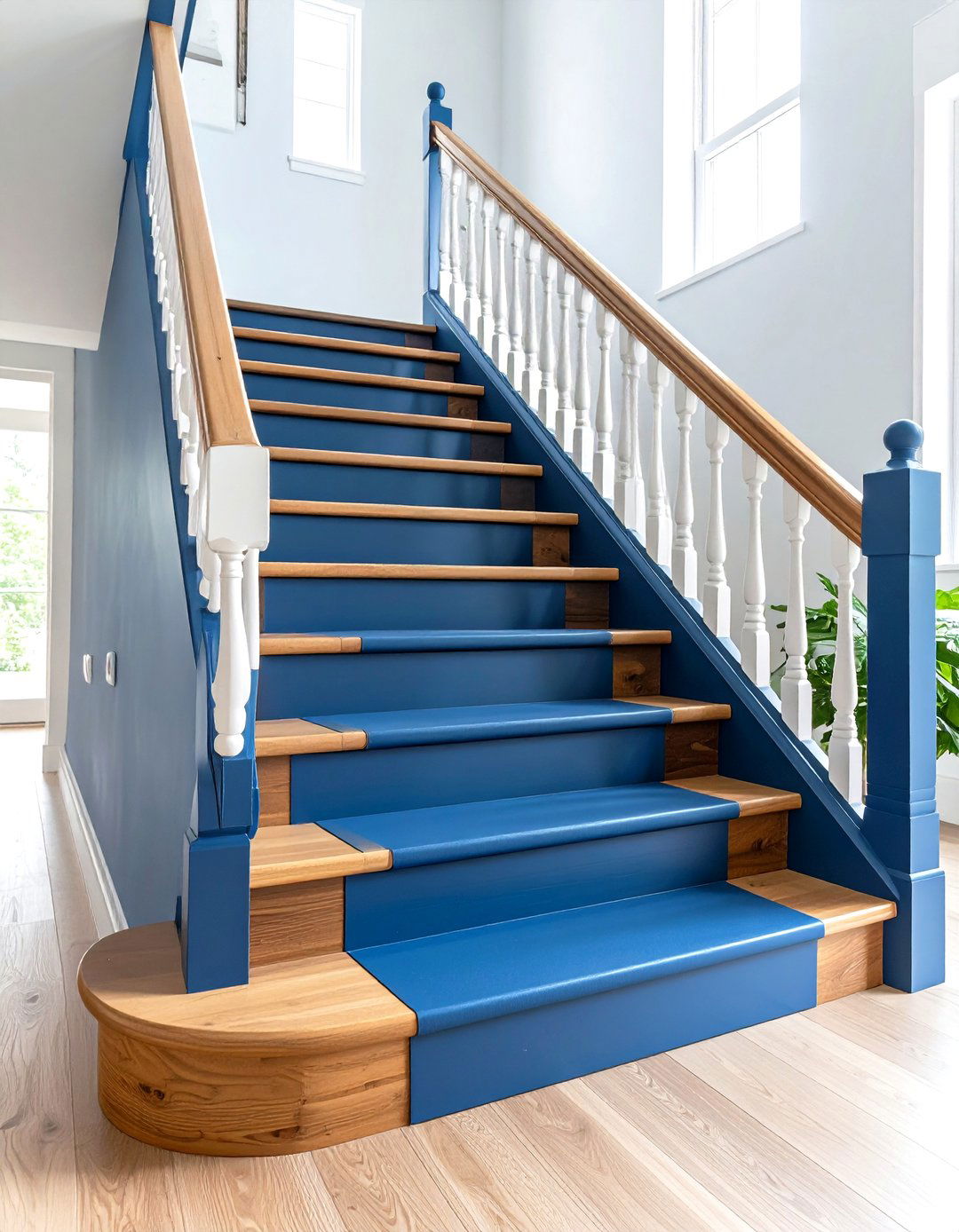 Painted Stair Runner Design - 24 Painted Floor Ideas