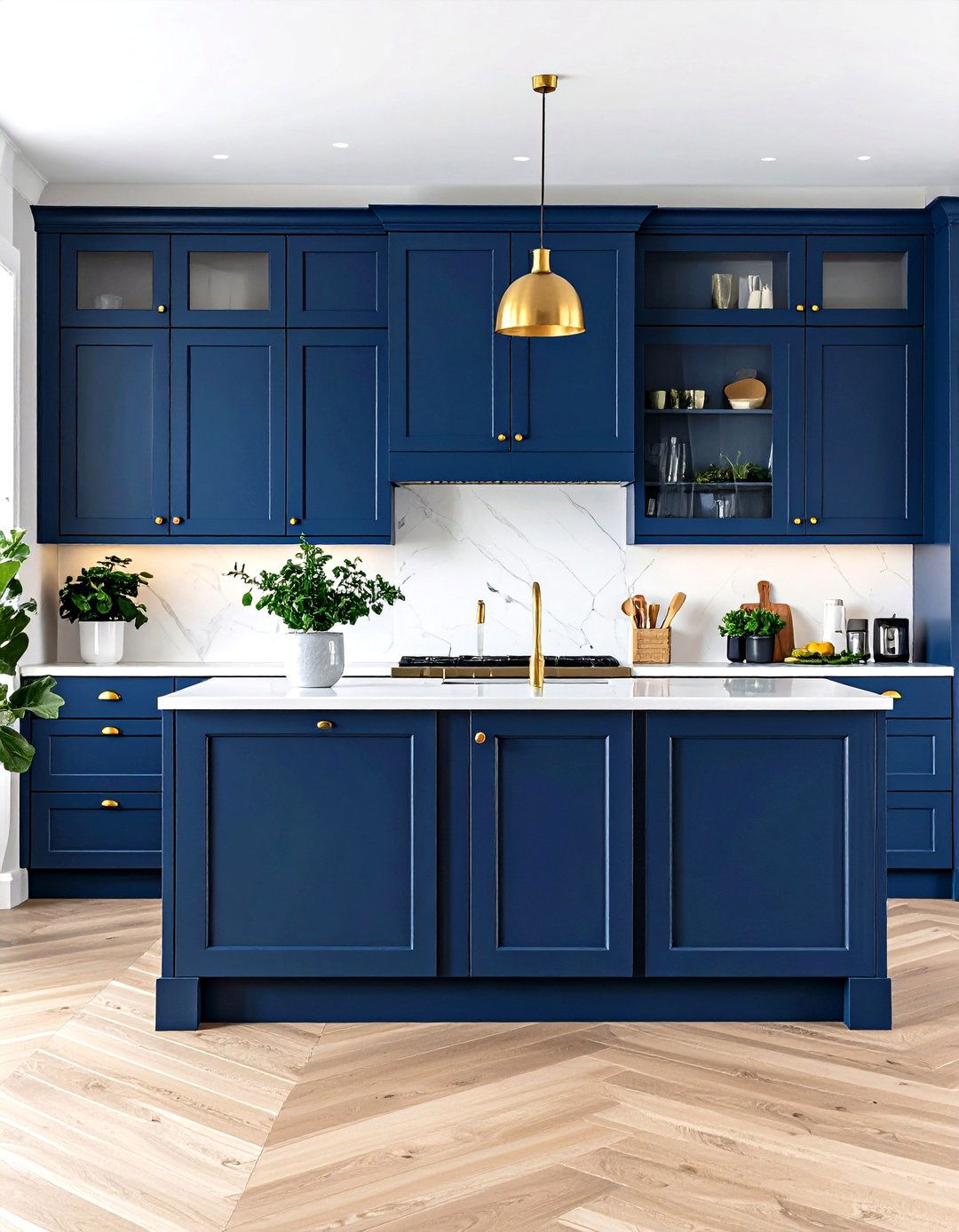 Painted Two Tone Kitchen Doors - 24 Kitchen Door Design Ideas