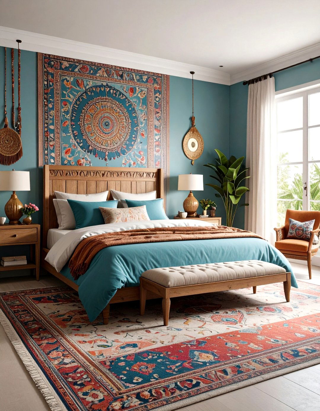 Paisley Bohemian Bedroom Wallpaper - 24 Bedroom Wallpaper Ideas