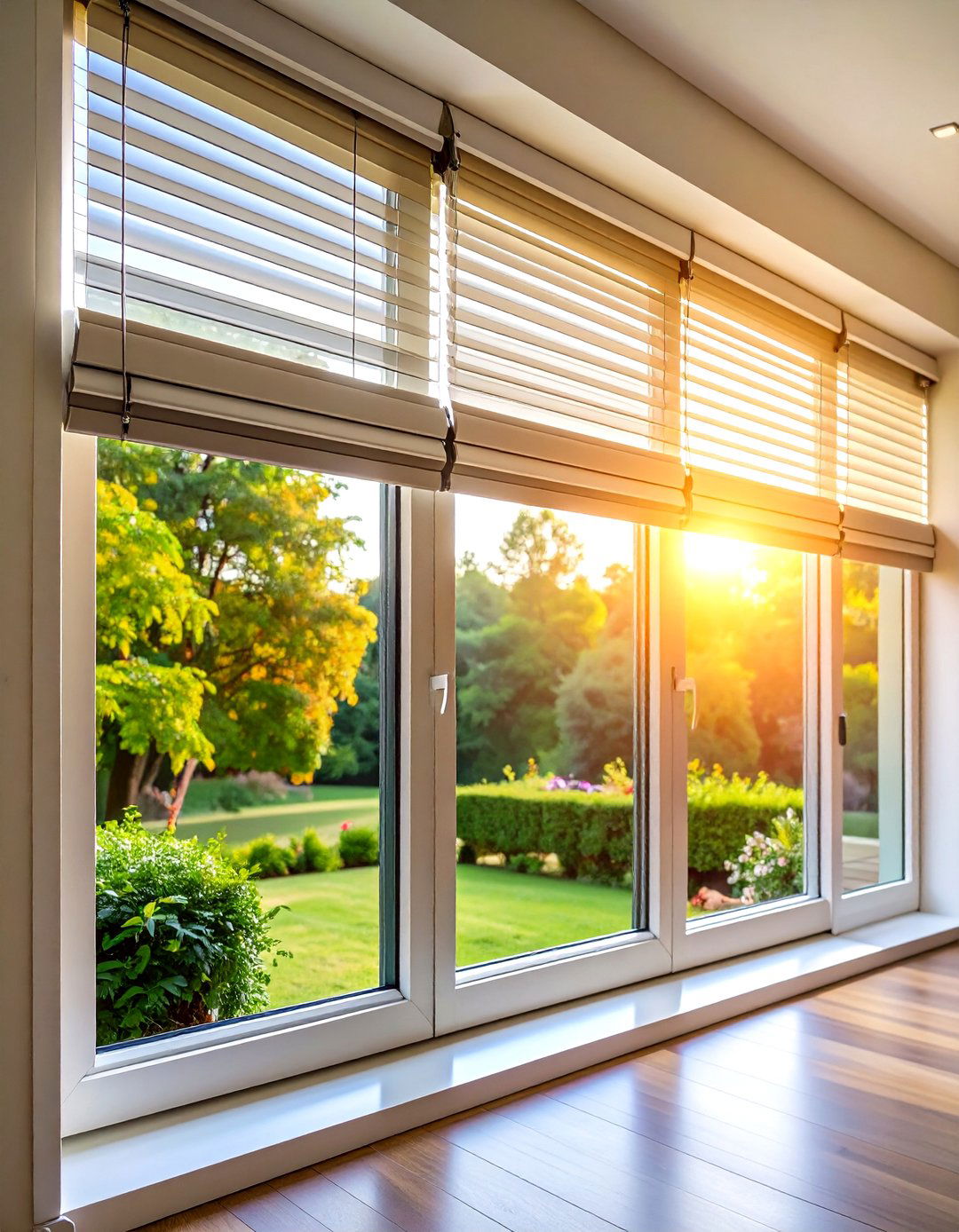 Panel Track Blinds for Wide Doors - 24 Front Door Privacy Ideas