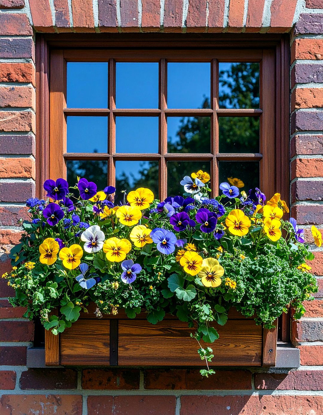 Pansy and Viola Charm - 24 Fall Window Box Ideas