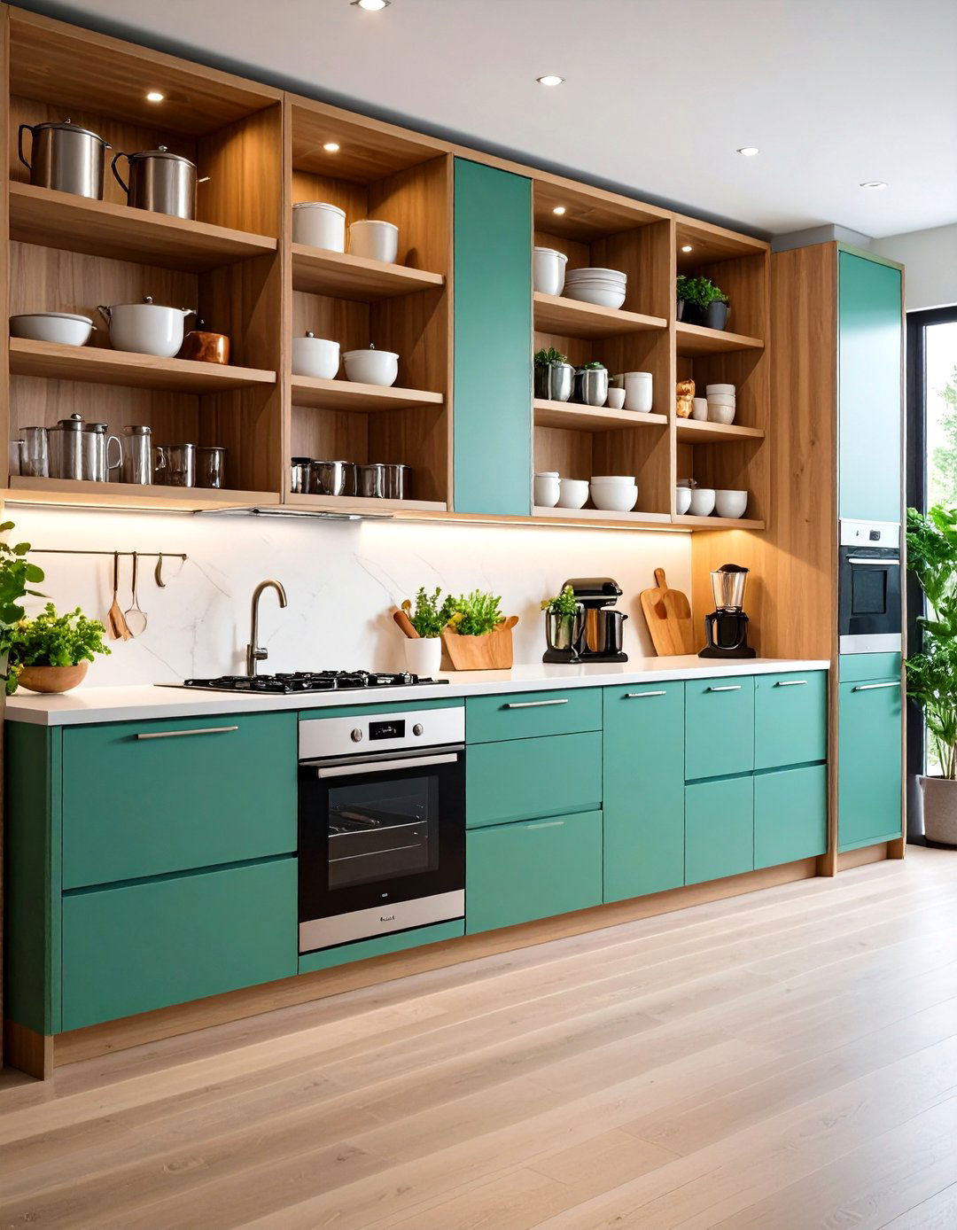 Pantry with Integrated Appliance Storage - 24 Kitchen Pantry Ideas