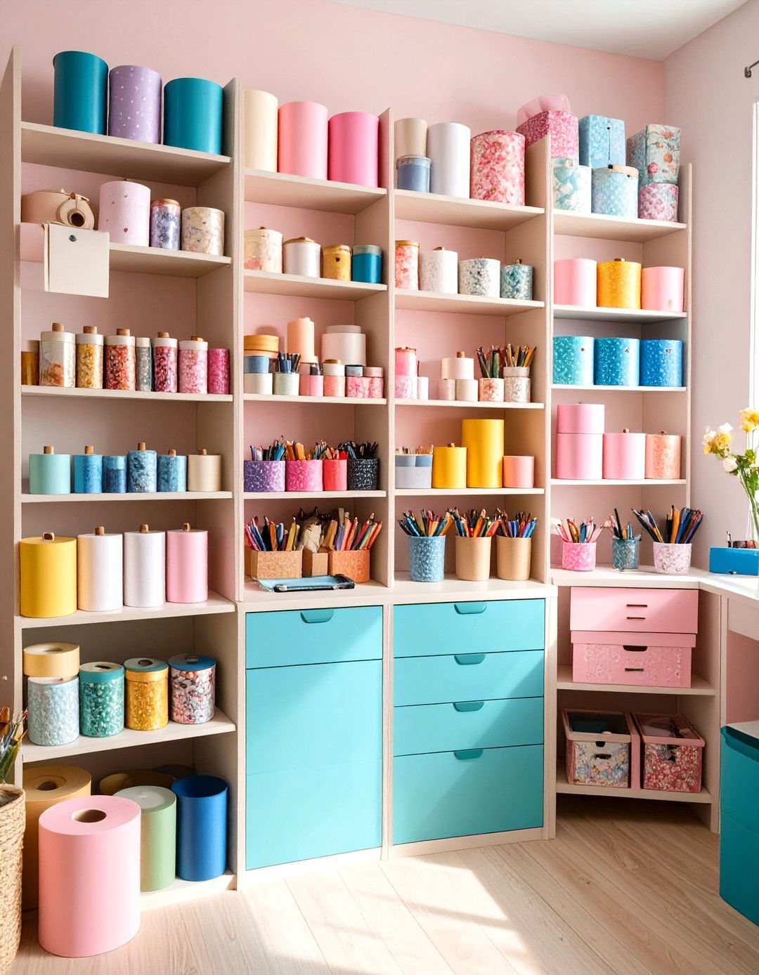 Paper Crafting Hub - 24 Small Craft Room Ideas