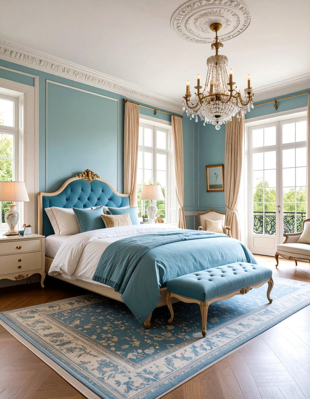 Parisian Apartment Elegance Bedroom - 24 Dreamy Bedroom Design Ideas