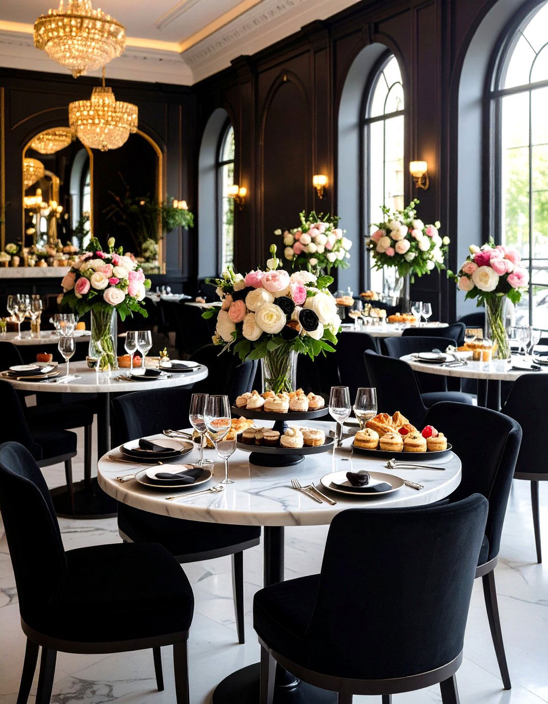 Parisian Black Chic Wedding - 24 Black-Themed Wedding Ideas