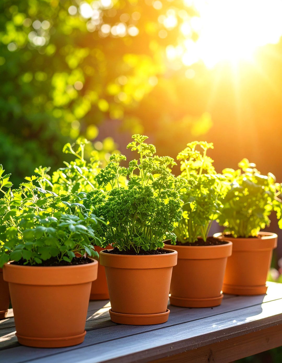 Parsley for Essential Culinary Herbs - 24 Outdoor Plants for Patio