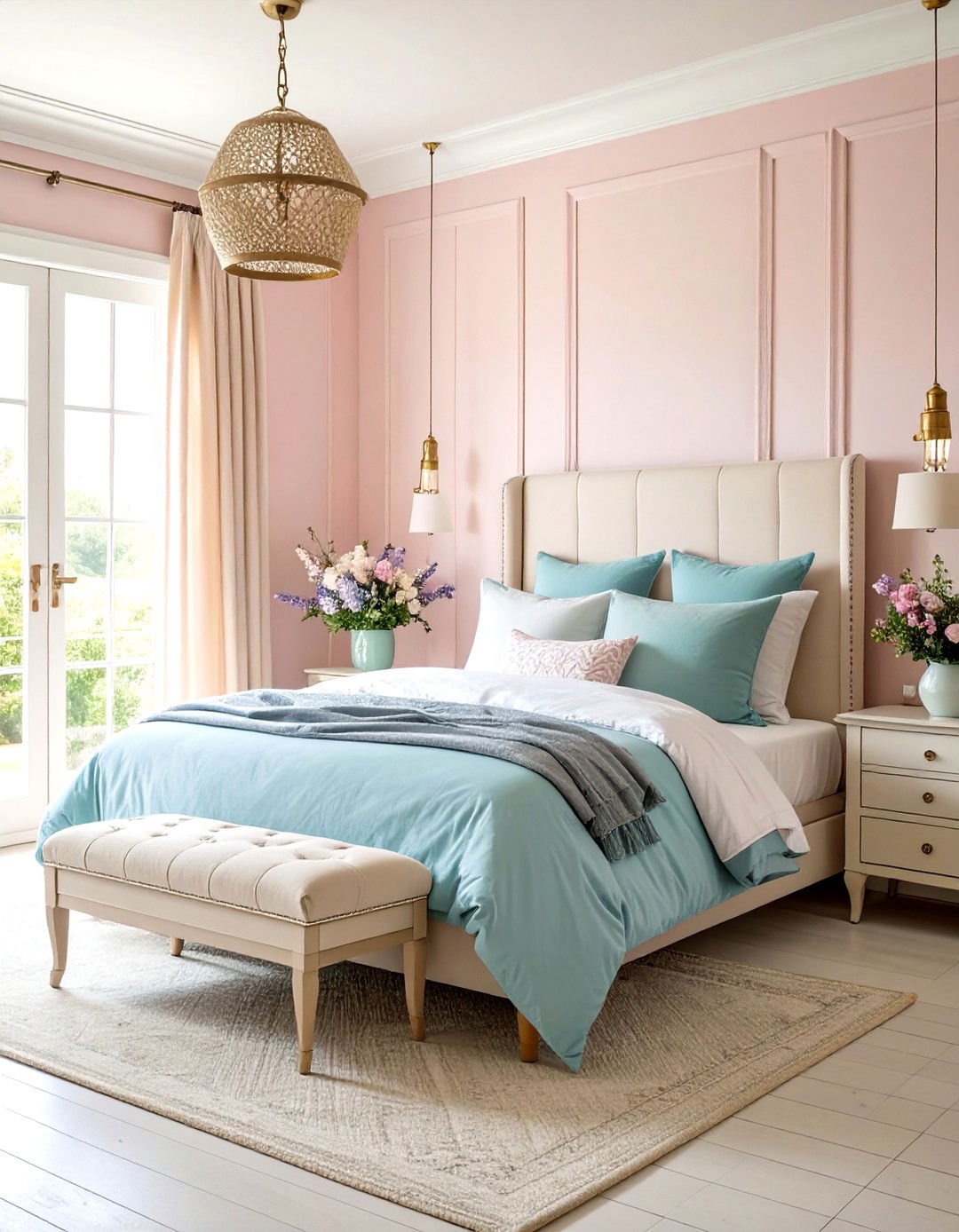 Pastel Cottage Bedroom Softness - 24 Cottage Bedroom Ideas