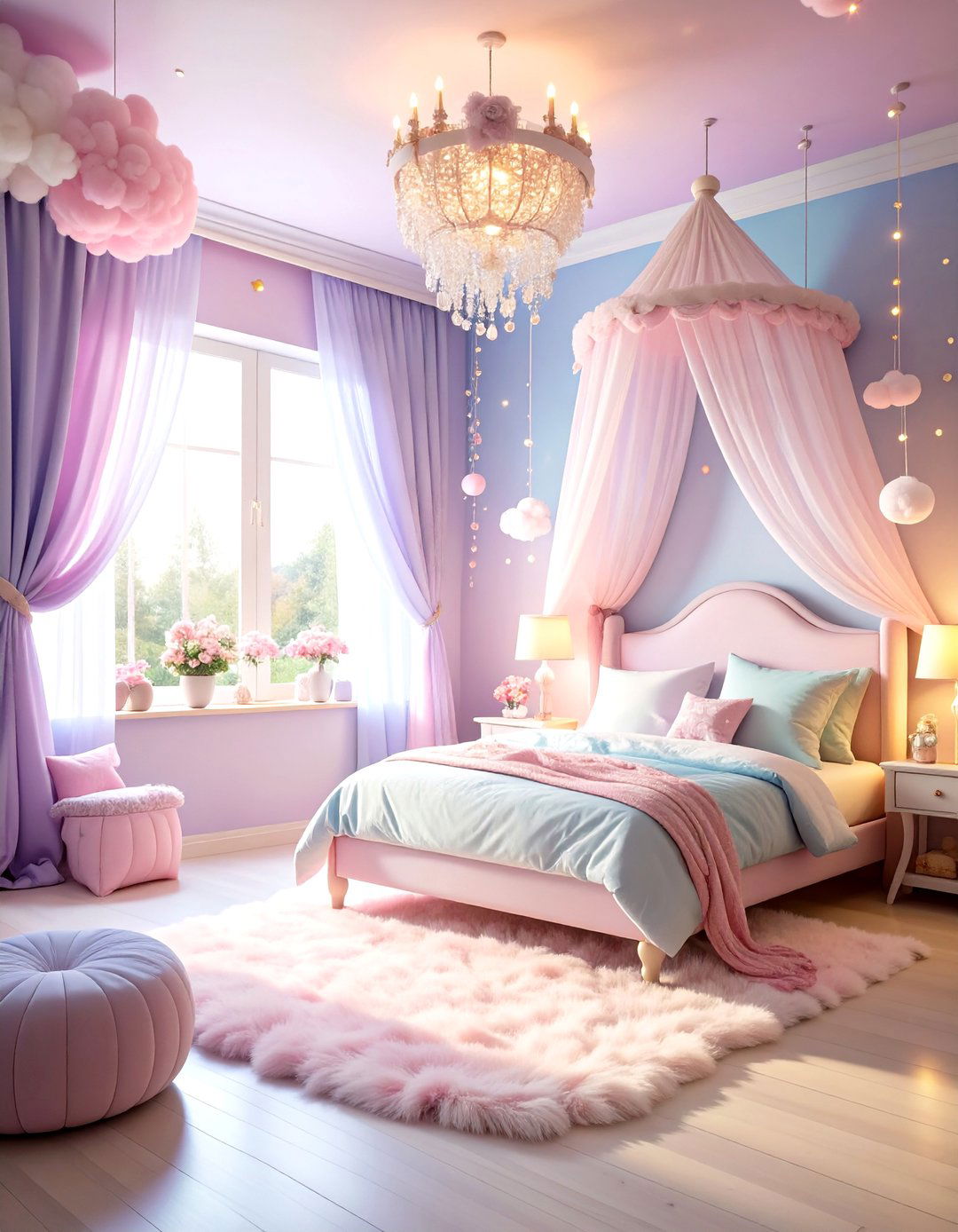 Pastel Dreamy Teen Girl Bedroom - 24 Teen Girl Bedroom Ideas