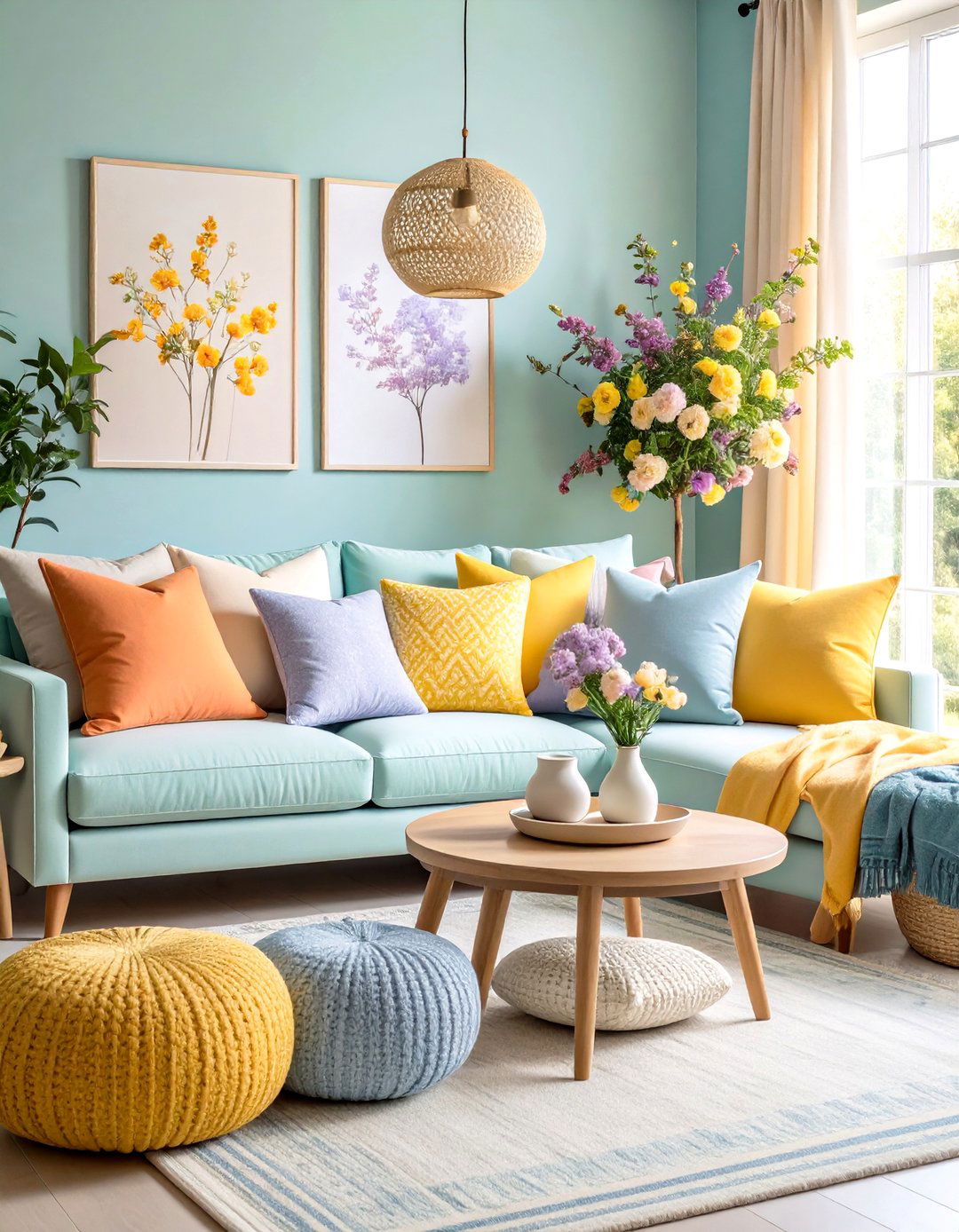 Pastel Mid Tone Color Schemes - 24 Spring Decor Ideas