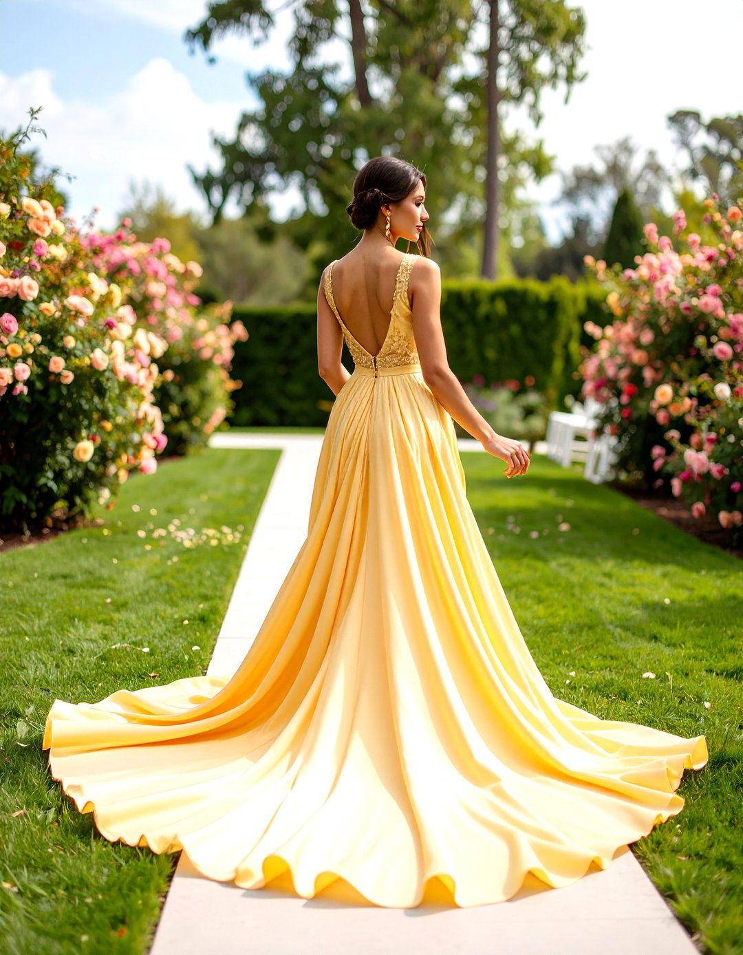 Pastel Midi Dress Elegance - 24 Guest Wedding Outfit Ideas
