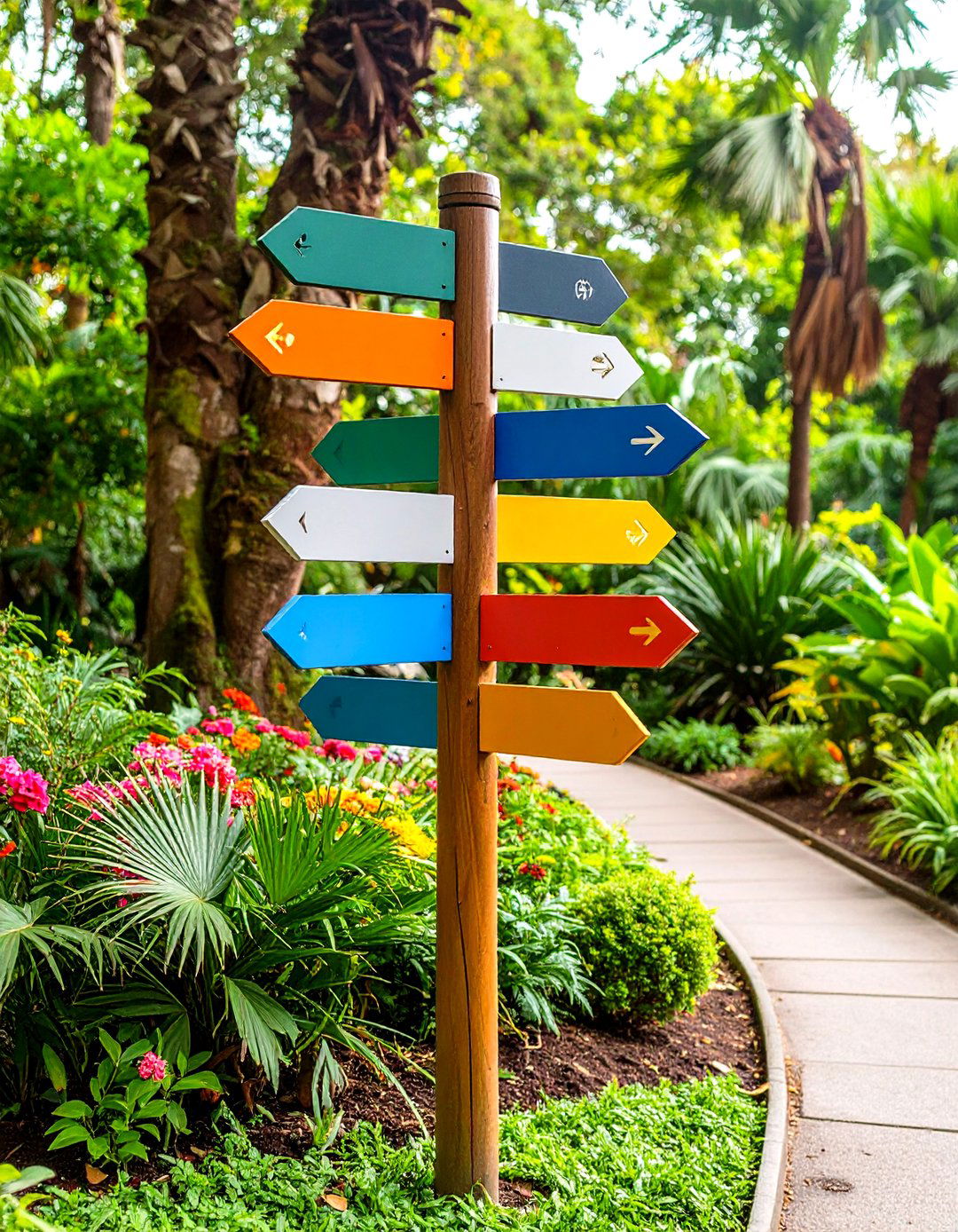 Pathway Direction Signs - 24 Garden Sign Ideas