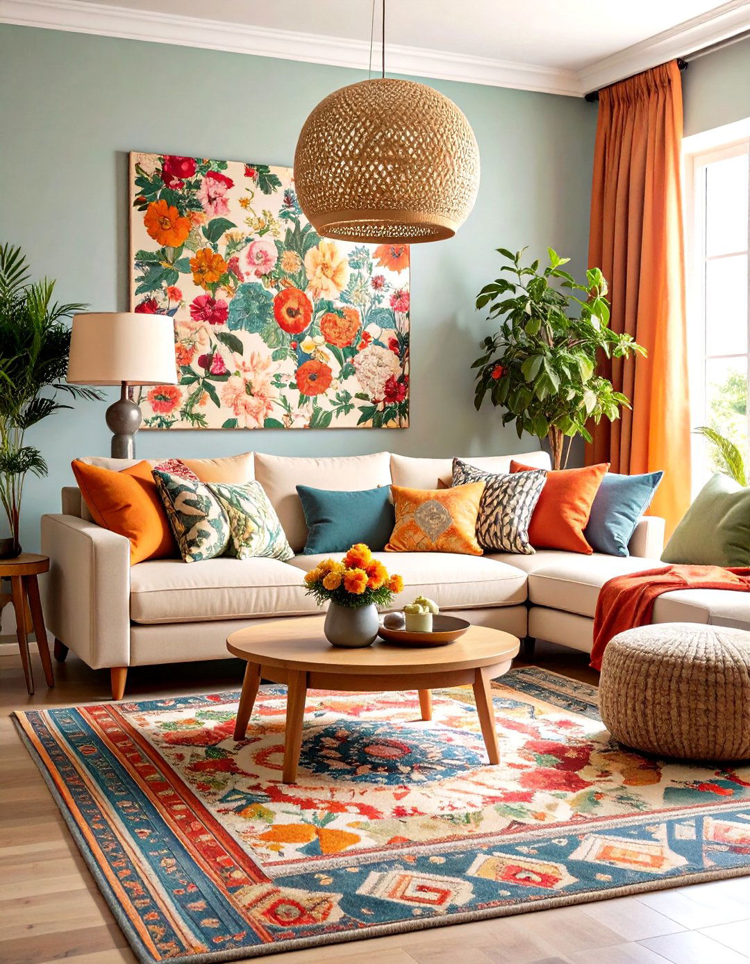 Pattern Drenching Maximalist Living Room - 24 Maximalist Living Room Design Ideas