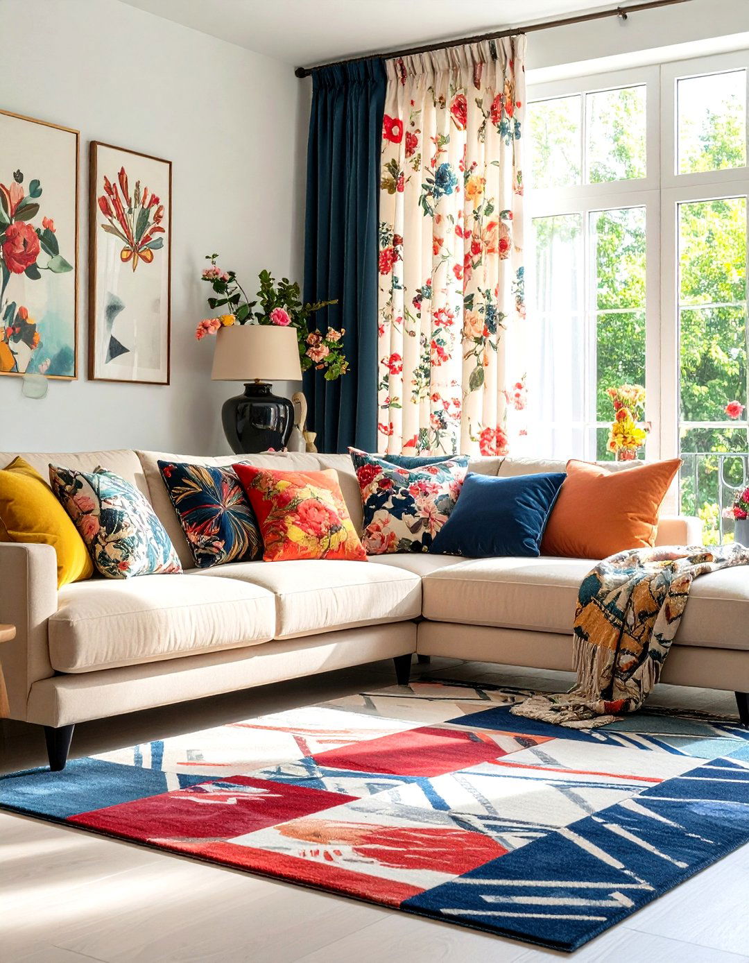 Pattern Layering Techniques - 24 Eclectic Living Room Ideas