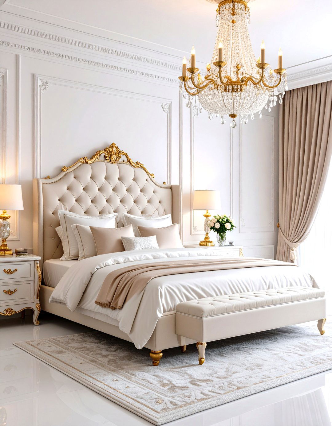 Pearl Palace Elegance - 24 Underwater Mermaid Bedroom Ideas