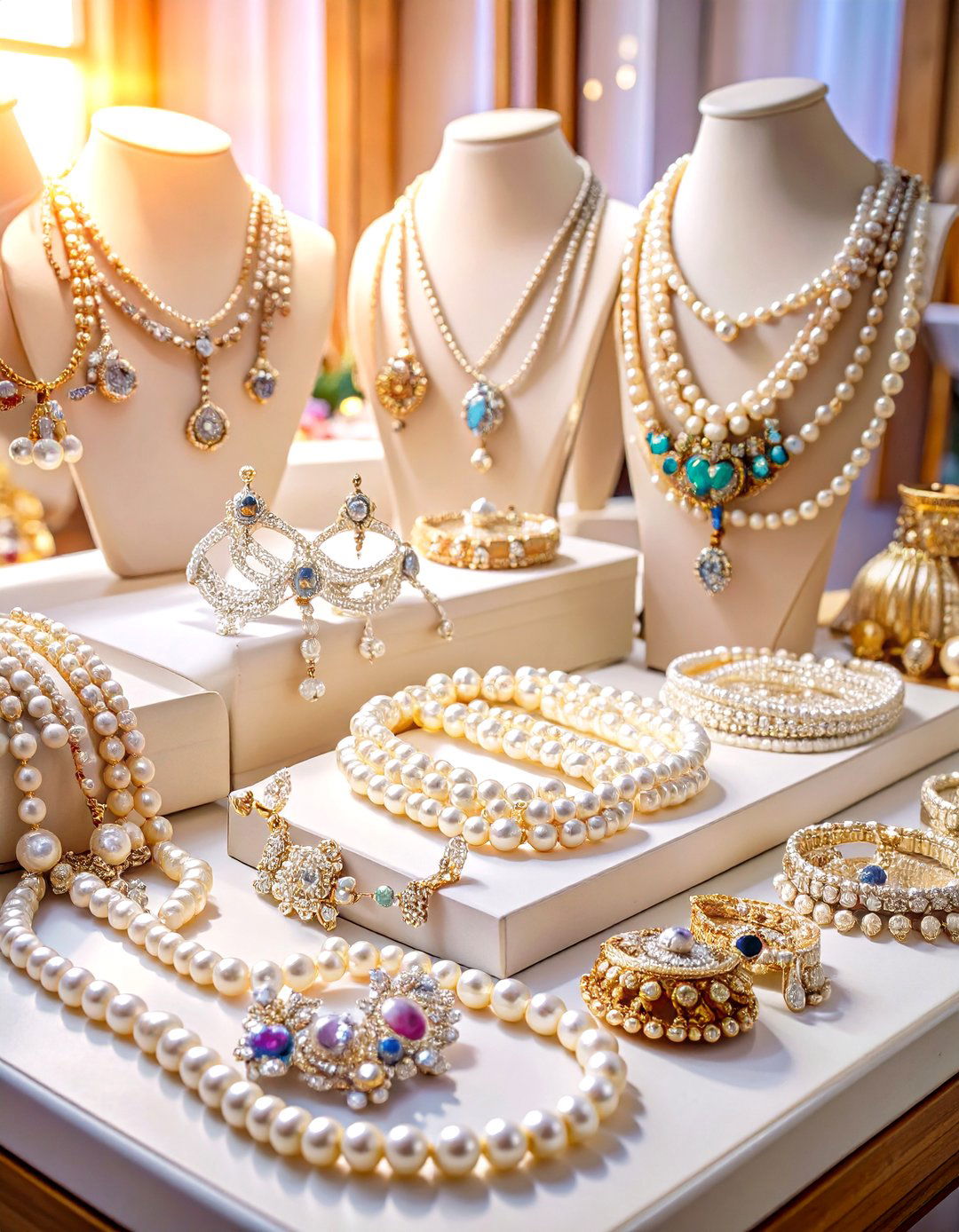 Pearl and Crystal Bridal Jewelry - 24 Vintage Wedding Ideas