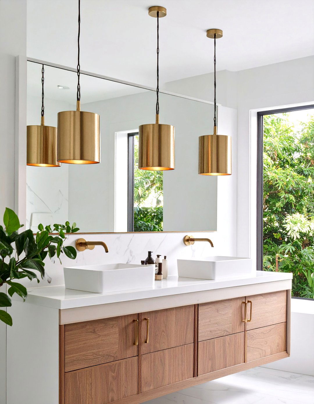 Pendant Light Fixtures - 24 Bathroom Lighting Ideas