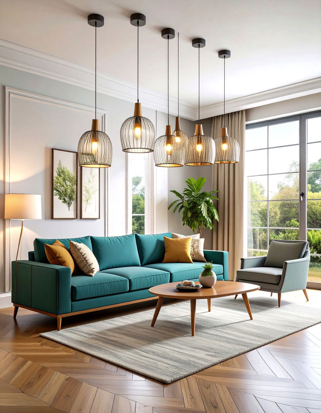 Pendant Style Wall Mount Fixtures - 24 Living Room Wall Lighting Ideas