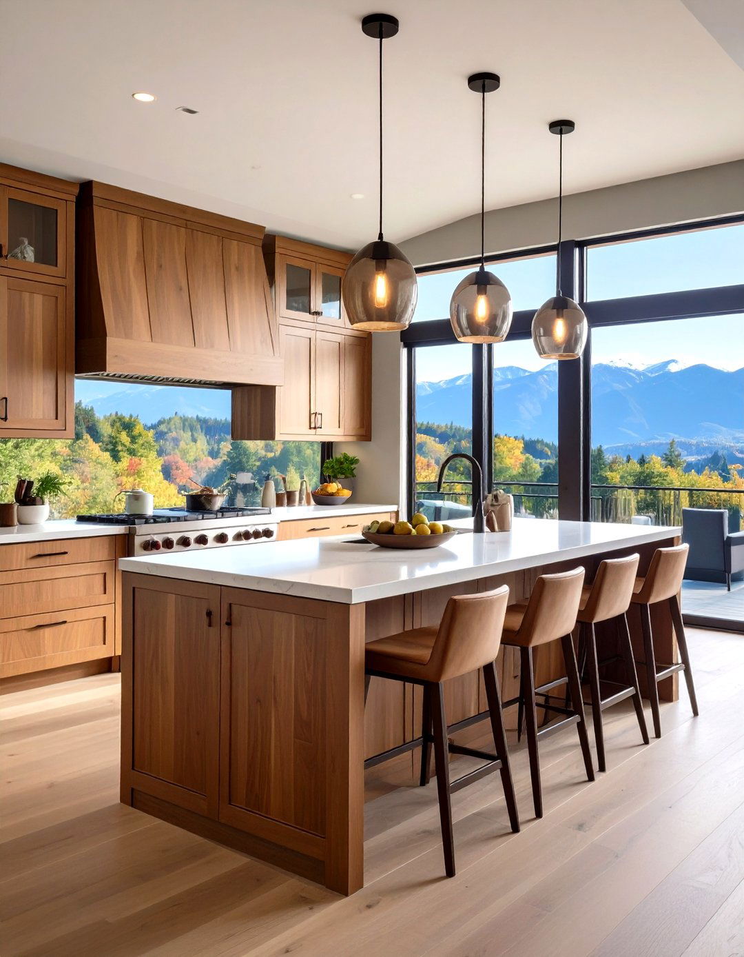Peninsula Kitchen - 24 Mountain House Kitchen Ideas
