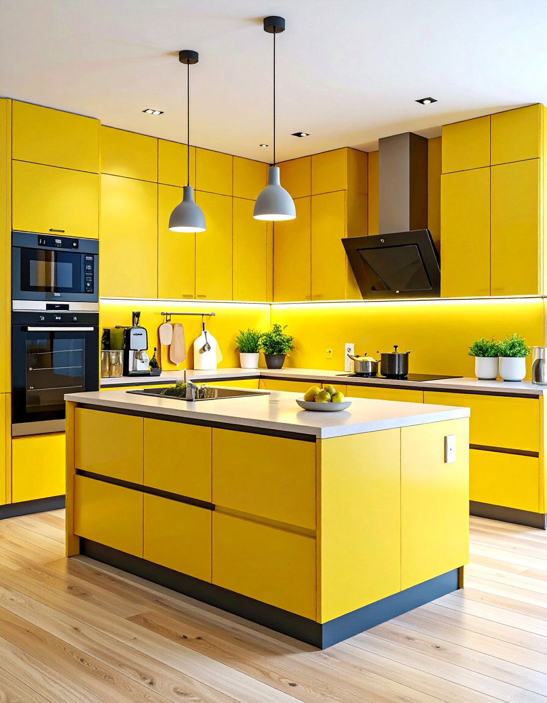 Peninsula with Integrated Technology Hub - 24 Kitchen Peninsula Ideas