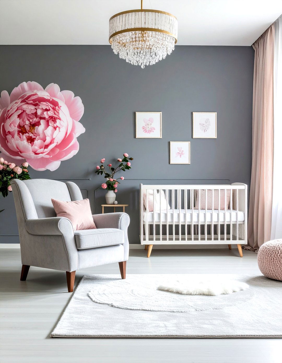 Peony Blossom Nursery - 24 Floral Nursery Ideas