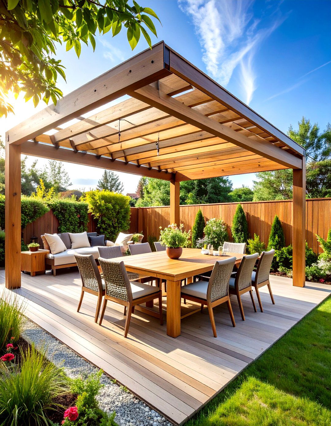 Pergola Screen Combinations - 24 Patio Enclosure Ideas