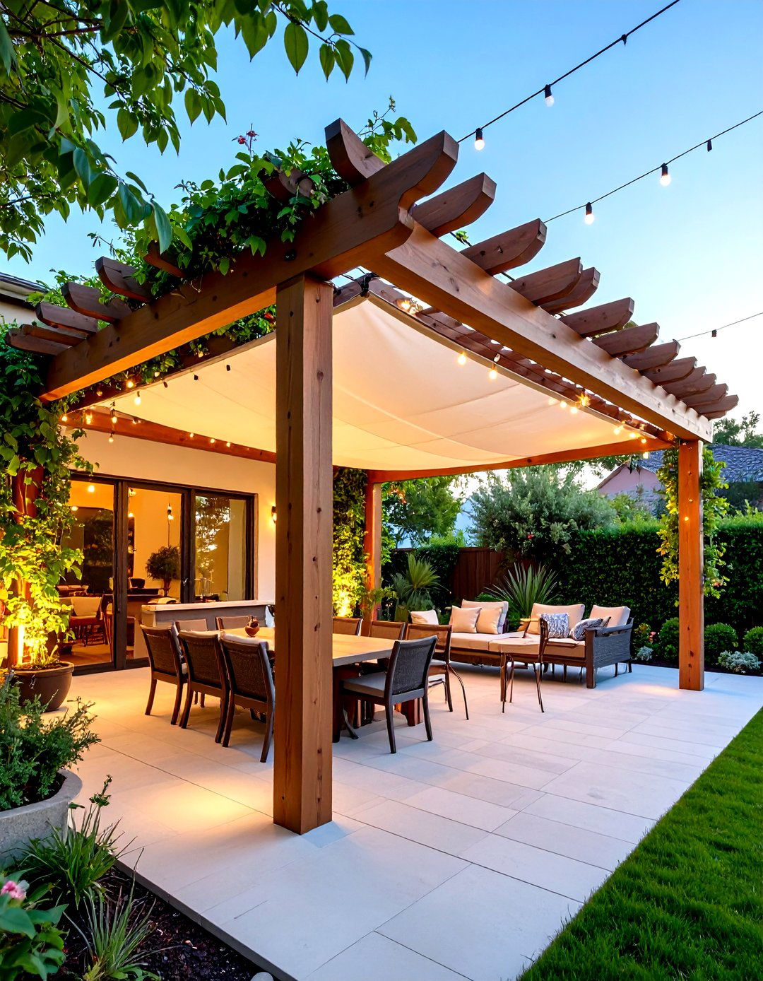 Pergola Shade Structure Integration - 24 Outdoor Decor Ideas