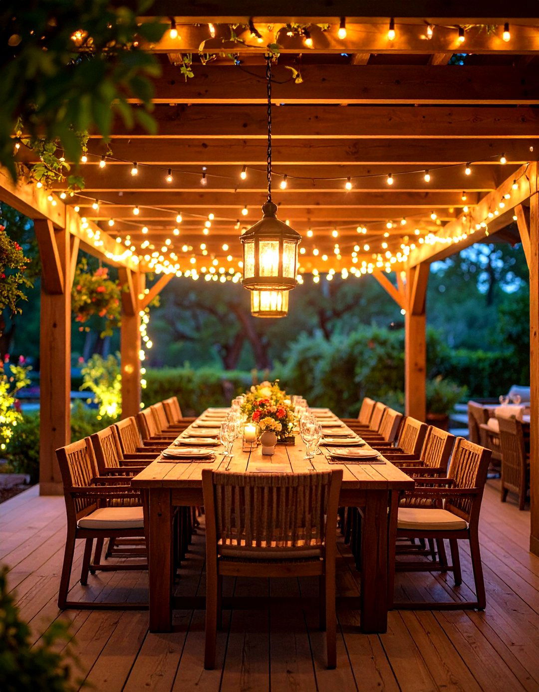 Pergola and Gazebo Ambiance - 24 Landscape Lighting Ideas