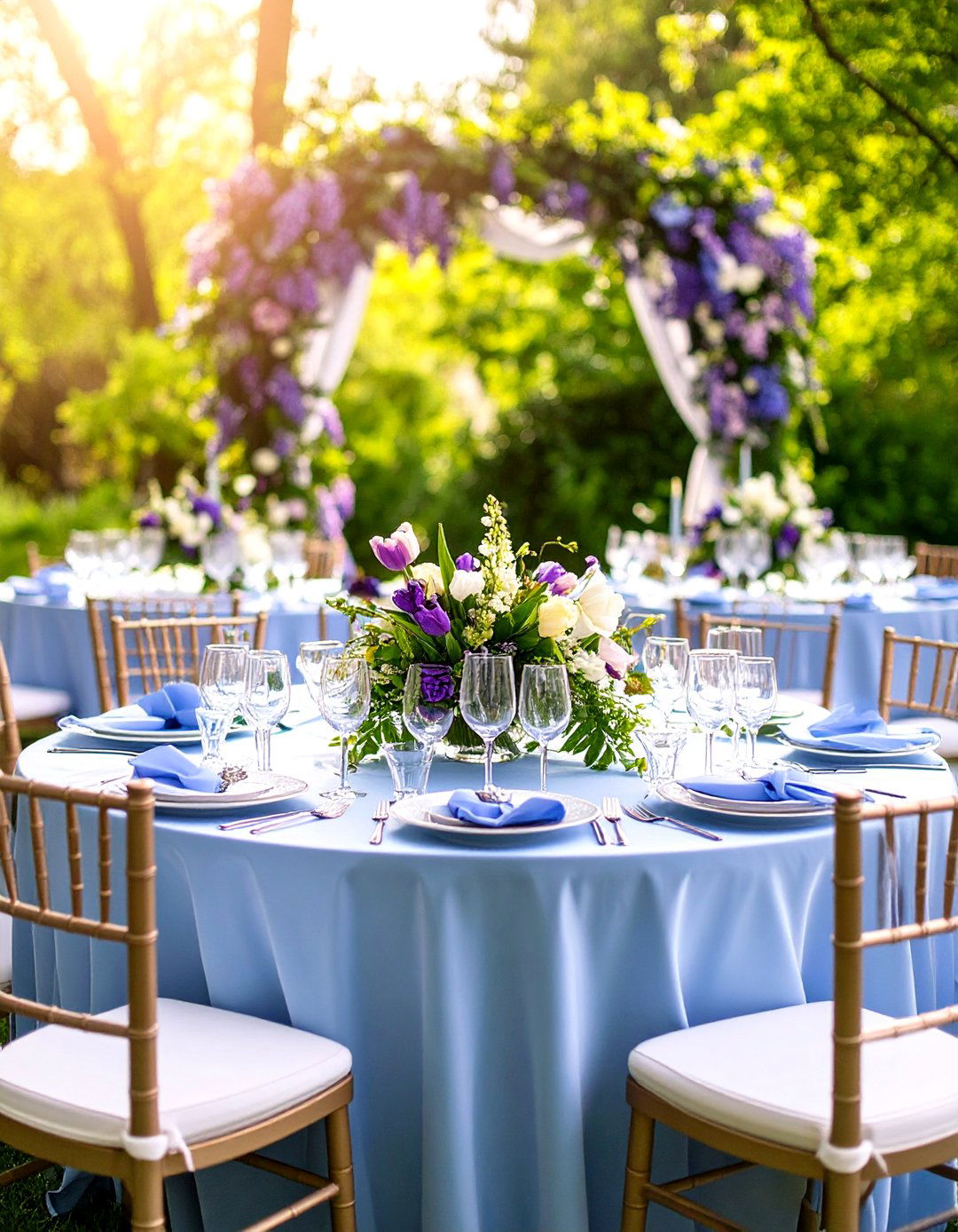 Periwinkle Blue Spring Wedding Theme - 24 Blue Wedding Theme Ideas
