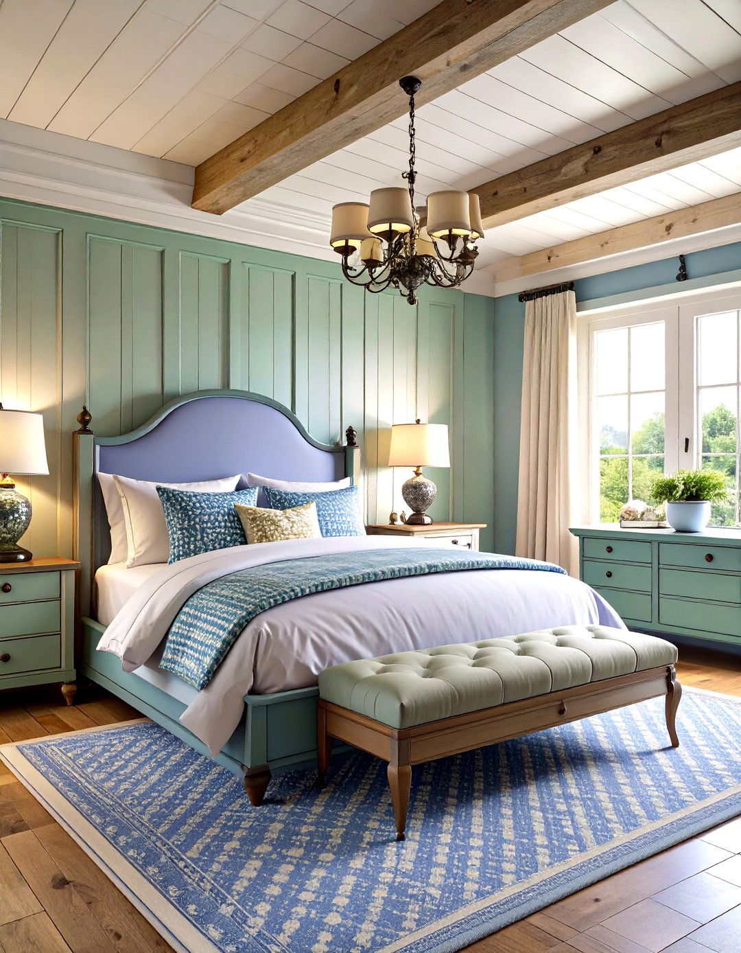 Periwinkle French Country Bedroom - 24 Periwinkle Bedroom Ideas