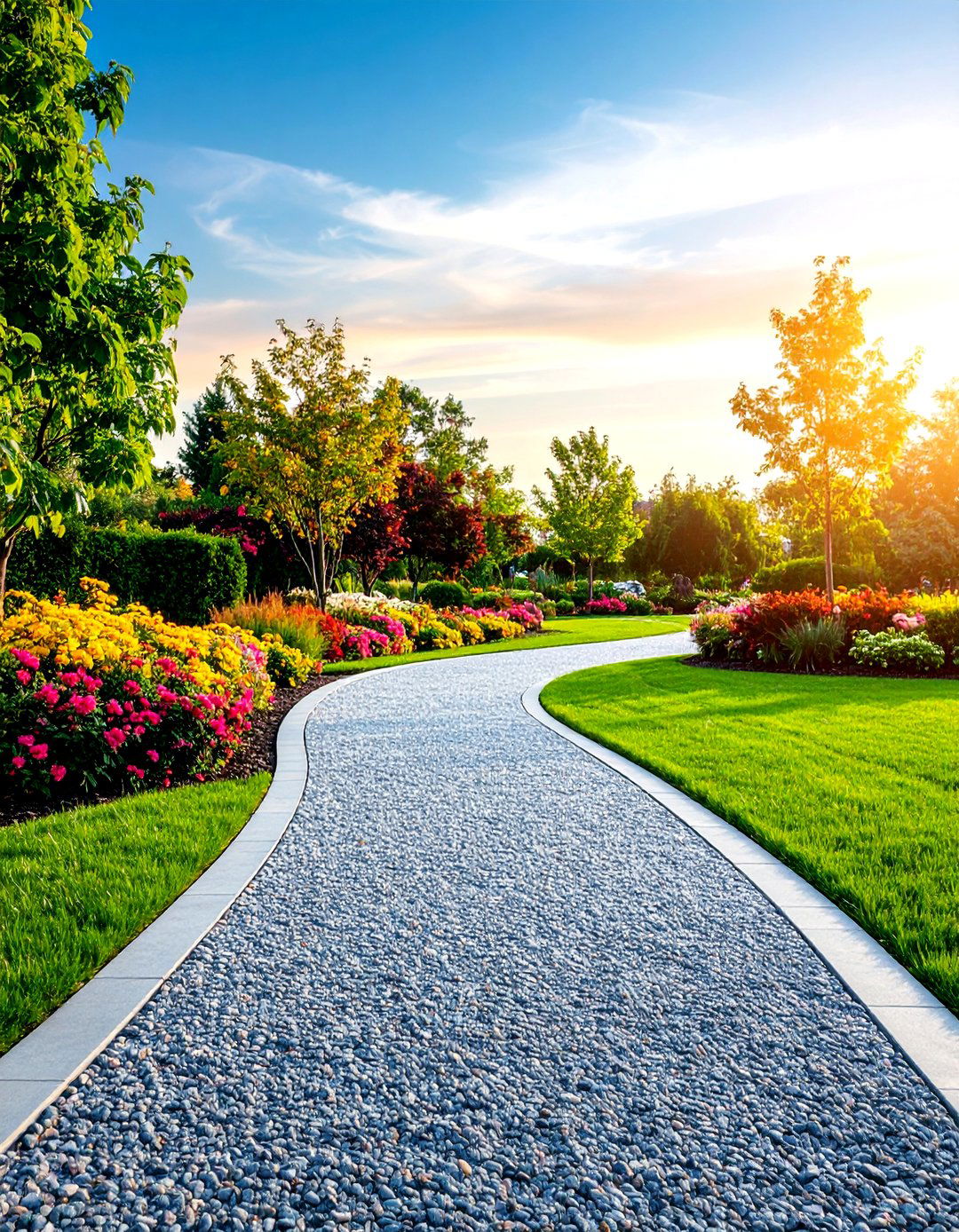 Permeable Drainage Asphalt Walkway - 24 Asphalt Walkway Ideas