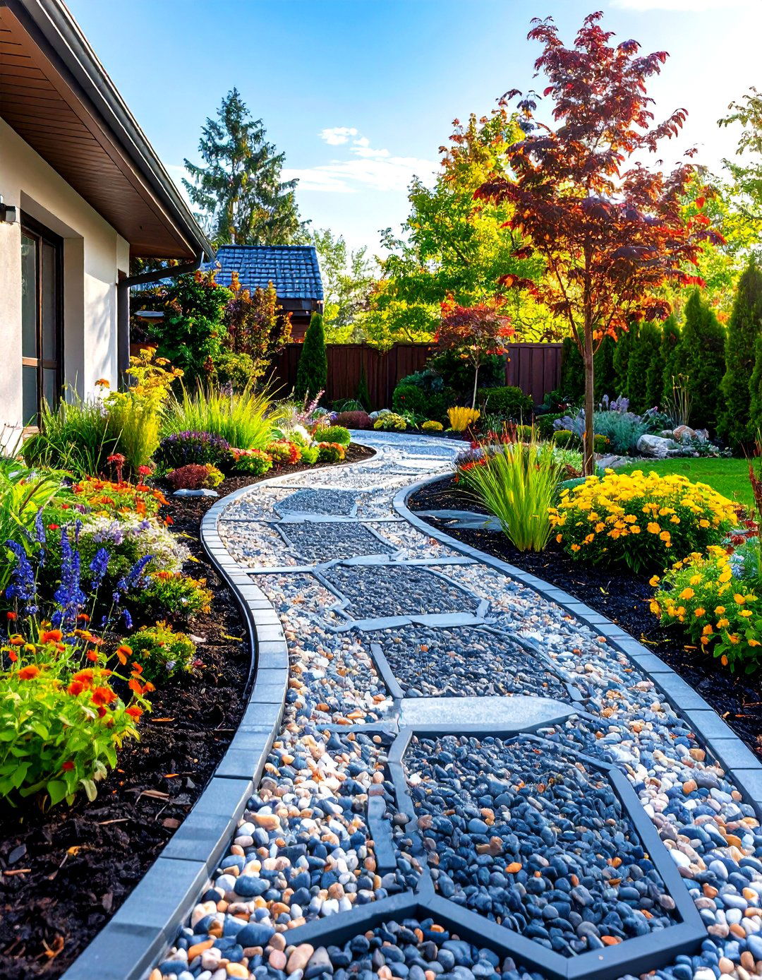 Permeable Grid System - 24 Gravel Driveway Ideas
