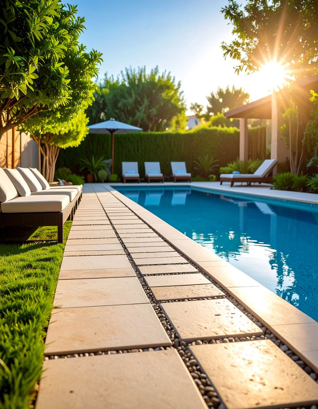 Permeable Paver Eco System - 24 Above Ground Pool Walkway Ideas