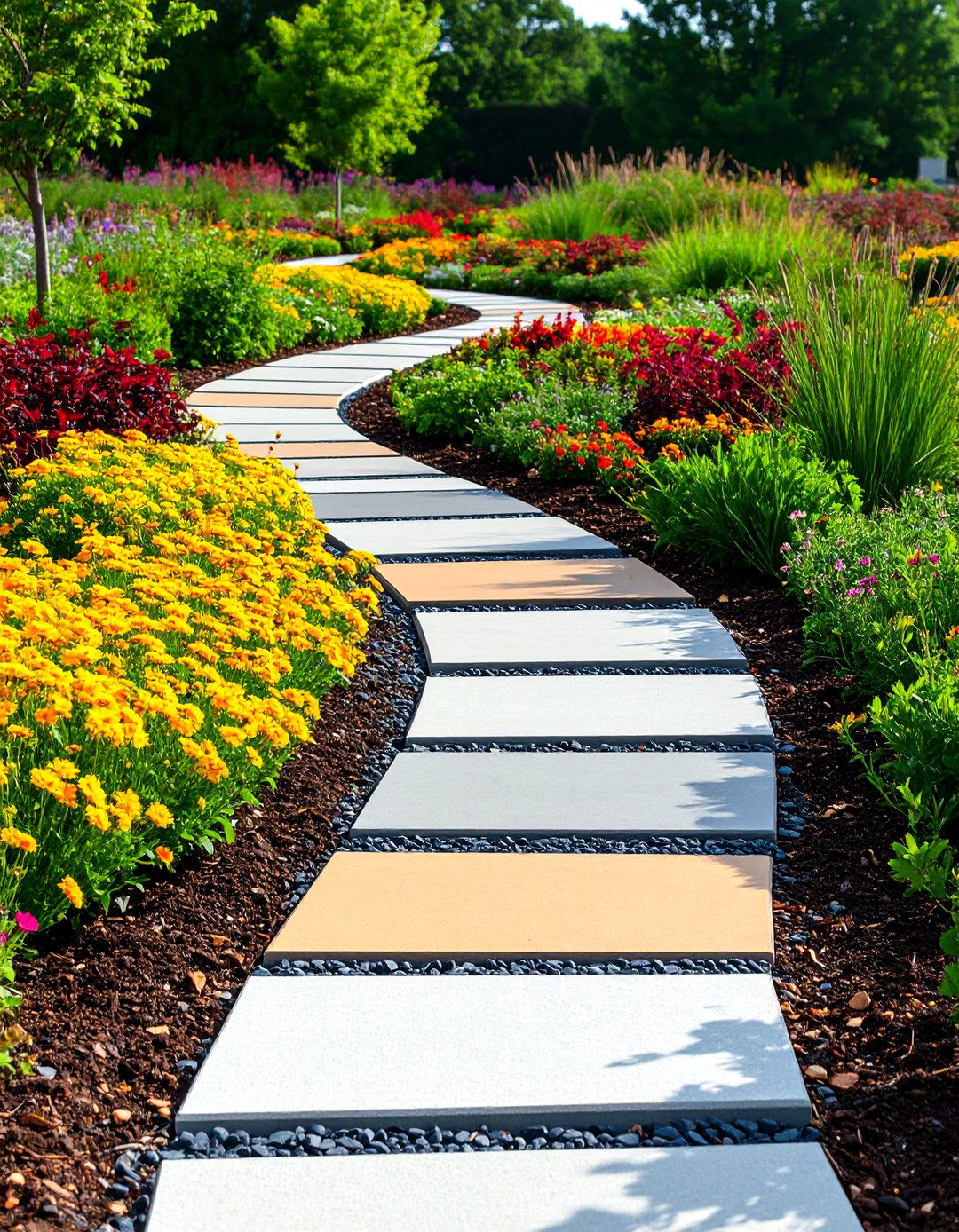 Permeable Paver Eco Walkways - 24 Stone Walkway Ideas