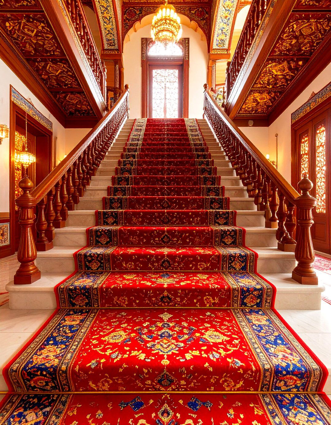 Persian Rug Pattern Inspiration - 24 Stair Riser Ideas