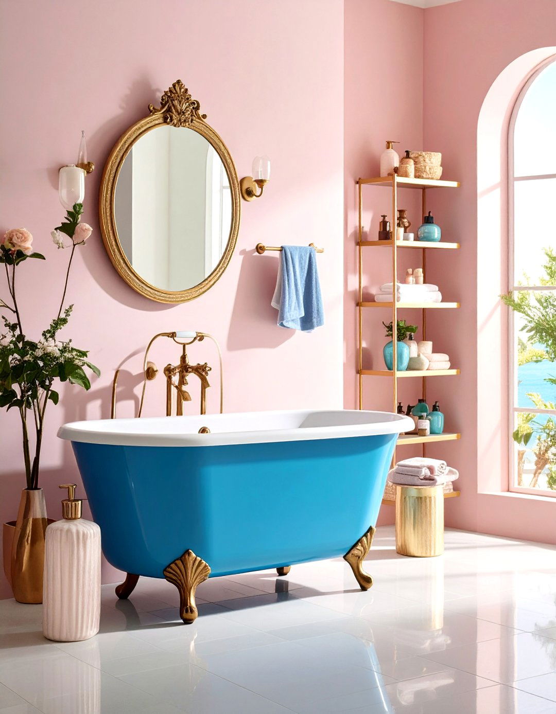 Personal Collection Display Bathroom Curation - 24 Eclectic Bathroom Ideas