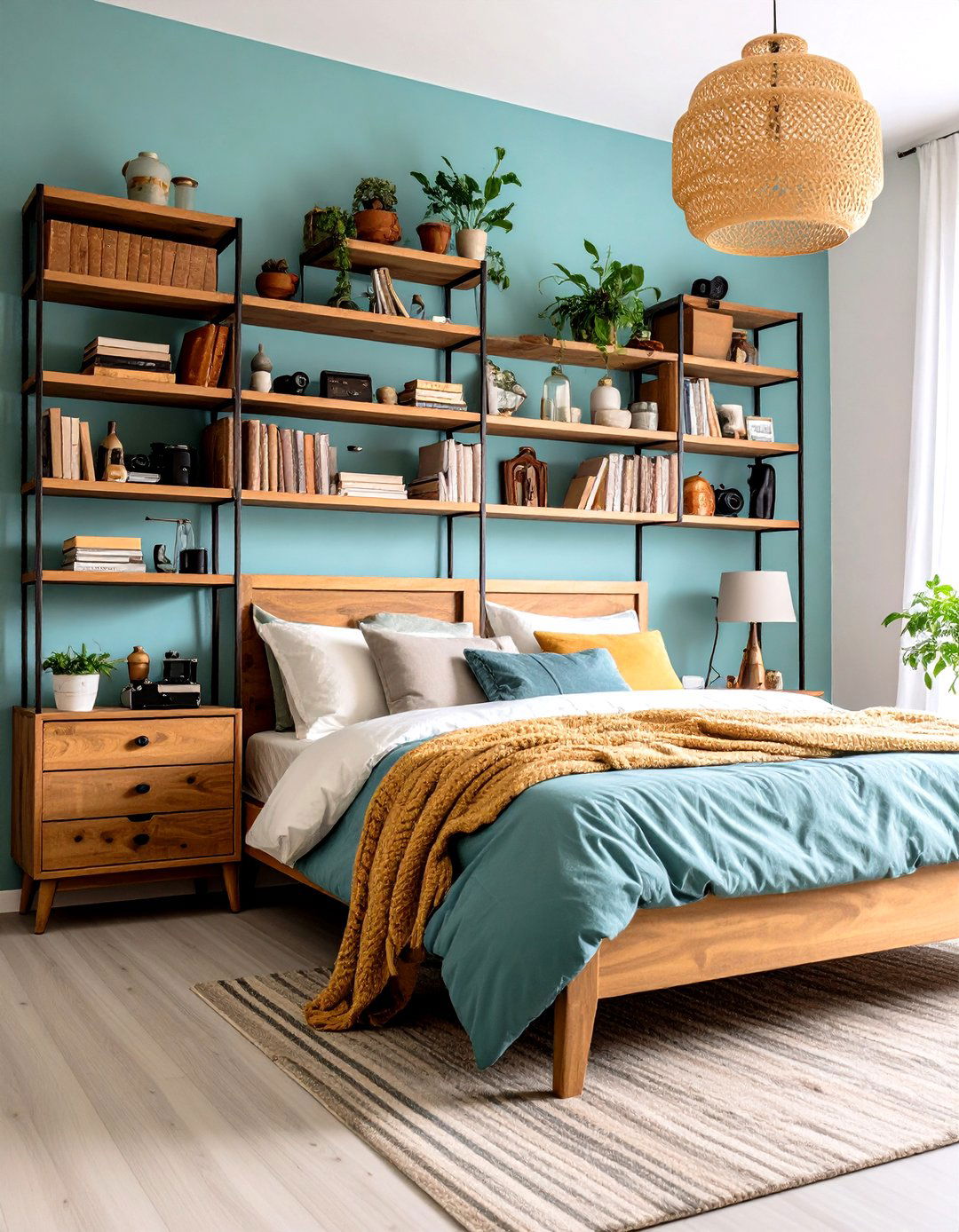 Personal Collection Display Bedroom - 24 Eclectic Bedroom Ideas