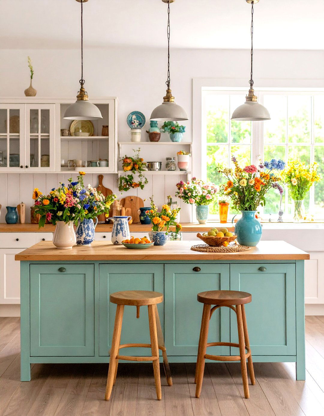 Personalized Family Heirloom Display - 24 Kitchen Island Centerpiece Ideas