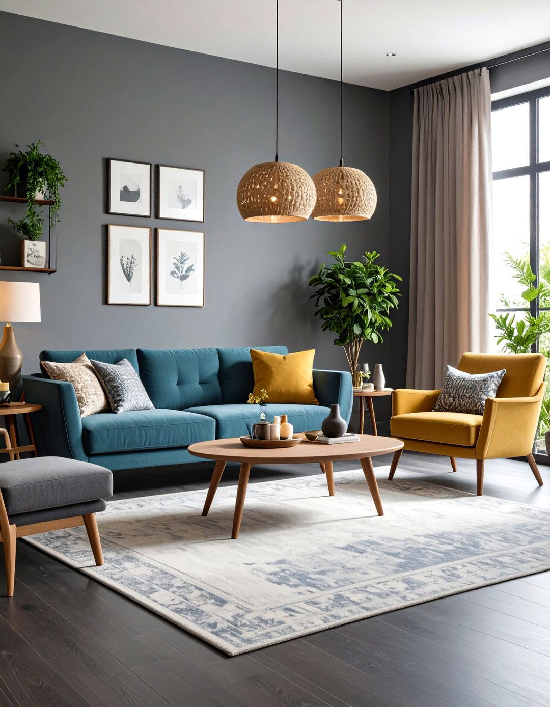 Personalized Grey Living Room Expression - 24 Grey Living Room With Dark Wood Floors